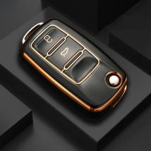 2 3 Buttons TPU Car Key Case Cover For VW Volkswagen Polo Tiguan Passat B5 B6 B7 Golf 4 5 6 MK6 Jetta Lavida Skoda Octavia Seat