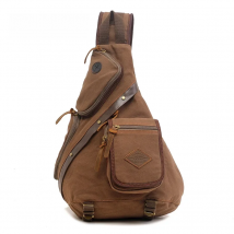 AUGUR Hot Sale Men Chest Back Pack Bag vintage Satchel Single Shoulder Bag Canvas Man Rucksack Knapack Bolsas Male