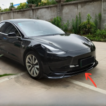 Front Bumper Lip Chin Diffuser Body Kit Spoiler Deflector Tuning Accessories For Tesla Model 3 Y 2017+ 2019 2020 2021 2022 2023