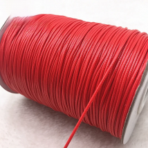10meters 1mm RED Waxed Cotton Cord Waxed Thread Cord String Strap Necklace Rope Bead DIY Jewelry Making For shamballa Bracelet