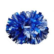 High Quality Game Pompoms, Baton Handle, Cheerleader Pom Poms, PVC Pompons Factory, Color Free Combination, 38Cm,1Pcs