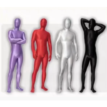 Shiny Bright Black/Pink/Green/Gray/White High Quality Spandex Zentai Bodysuits Halloween costumes Woman/Men Zentai Catsuit