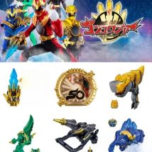 Bandai Number One Team Genuine Original  Dx No.1 Sentai Gozyuger Tegasword Drill Bit Leon Buster Ring Action Figure Toys