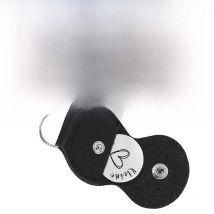 Custom LOGO Keychain Blank Leather Laser Engrave Stainless Steel Pocket Coin Lucky Decision Coin Personalized Commemorative Gift