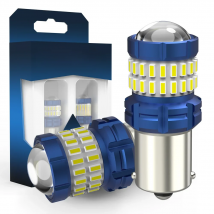 AENVTOL 2PCS 1156 BA15S P21W LED CANBus for Seat Leon 1 2 3 MK1 MK2 MK3 1M 1P 5F ST Backup Reverse Light 6500K White