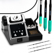 SUGON T21 Soldering Station Compatible Original Soldering Iron Tip 210/245/115 Handle Control Temperature Welding Rework Station