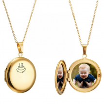 Photo Locket Necklace Custom Name Photo Valentine Lover Gift Mother Daughter Baby Family Personalizd Chokers Necklaces Jewelry