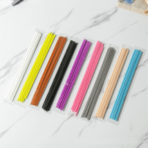 50PCS 19CMX3MM Colorful Essential Oil Diffusion Fiber Rod for Home Decor Blue/Orange Aromatherapy Fiber Sticks for Reed Diffuser
