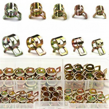 75Pcs 6mm/7mm/8mm/9mm/10mm For Choose Fuel Spring Clip Vacuum Silicon Hose Clamp Autos Spring Clip Fuel Oil Water Tube Clamp