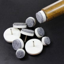 KK&FING 30 Pcs Chair Table Furniture Leg Bottom Feet Glides Skid Tile plastic Pad Floor Nail Wood Floor Protector Nail