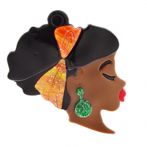 CINDY XIANG Beautiful Girl Brooch Wear Big Bow Acrylic Acetate Fiber Jewelry High Quality New 2021 Design