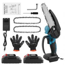 Sega a catena da 6 pollici sega elettrica a batteria sega da giardino portatile motosega da forno per legno oli elettrici per batteria Makita 18V