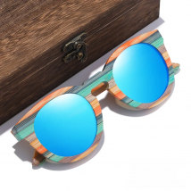 GM 2022 Years Springtime New Style Natural Bamboo Wooden Sunglasses Fashion Polarized Mirror Coating Eyewear Glasses
