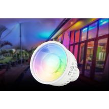 Miboxer AC100~240V FUT106 RGB+CCT LED Spotlight focos 6W GU10 led spot light lamp remote or app For Houses Restaurants Bars Roon