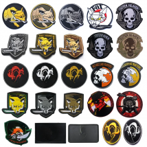 NEW Embroidered Metal Gear Solid Cosplay Patch Foxhound, Fox, XOF, Diamond Dogs, Outer Heaven Patch Military Tactical for Clot