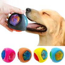 Interactive Pet Dog Toys Funny Dog Light up Ball Puppy Bouncy Balls Bite-resistant Pet Glowing Toys for Dogs Pet Supplies