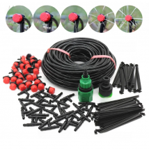 MUCIAKIE 50M-5M DIY Drip Irrigation System Automatic Watering Garden Hose Micro Drip Watering Kits with Adjustable Drippers