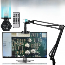 4K Microscope 48MP Digital Microscope For Electronics USB Industrial Cameras HDMI 1-150X Zoom C-Mount Lens Phone Pcb Soldering