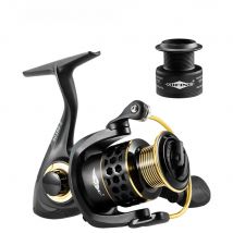 MIFINE KARATE-Spinning Fishing Reel, Spare Spool, 5.1:1 Gear Ratio 10kg Max Drag 1000-4000, Graphite, fishing accessories