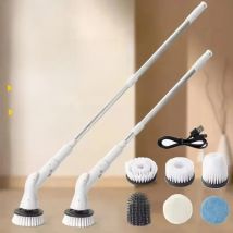Xiaomi MIJIA 2000mAh 6-in-1 Electric Cleaning BrushWireless Intelligence Rotary Clean Brush Shower Clean Brush Kitchen Bathroom