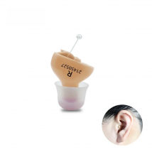 Meling Q10 Hearing Aid Mini Flesh Color Stealth Hearing Amplifier Portable Aids10A Battery Left Right Help Elderly People