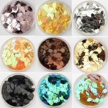 3000pcs/lot 5*8mm Small Oval Egg Shape Sequins PVC Flat Ellipse With Side Hole Belly Dance Garment DIY Accessories