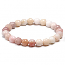 Pink Natural Opal Bracelets Women Lady Stretch Natural Stone Gemstone Bead Bracelet Stretch Jewelry New Arrival Handmade Gift