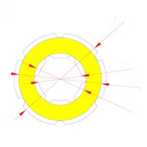 30mm Annual Shape LED COB Angel Eyes 12V DC 2W Cob Led Diode Chip On Board Ring Led Cold Warm White Blue Light Source