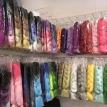 24 Inch 105 Color Jumbo Braiding Hair Braids Extensions Wholesale Fake Hair Box Twist Pre Stretched Synthetic Hair Crochet Braid