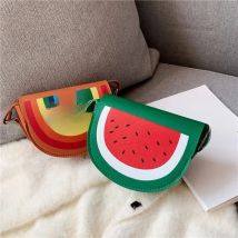 Cute Children Small Shoulder Bags Cartoon Rainbow Baby Girls Mini Coin Purse Handbags Lovely Accessories Boys Kids Crossbody Bag