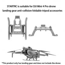 STARTRC per DJI Mini4 Pro Treppiede pieghevole rialzato Carrello di atterraggio Buffer anticaduta Telaio da allenamento Accessori per droni