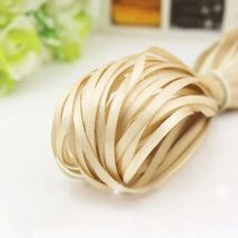 (40 meters/lot) 1/8" (3mm) Champagne Webbing Decoration Ribbon Single Face Satin Ribbon Gift Christmas Ribbons