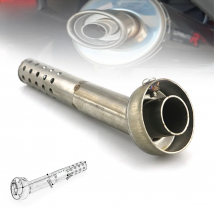 48MM Universal Metal Motorcycle Angled DB Killer Bend Muffler Exhaust Silencer Noise Sound Eliminator For Yoshimura Akrapovic