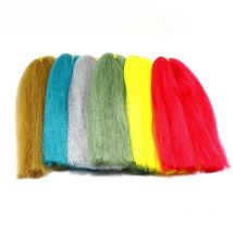 PERSUADER 12optional colors soft EP Silky Fiber for streamer flies minnow baitfish fly tying materials fly bait long hair fiber