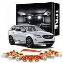 TPKE Canbus Error Free LED Interior Light Kit For Volvo XC60 2010 2011 2012 2013 2014-2017 Map Dome Reading Lamp Car Led  Bulbs