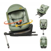 Jovikids Ranger 360 °   Seggiolino auto per bambini con gamba di supporto girevole i-Size 40-150 cm