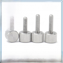 M2 M2.5 M3 M4 M5 M6 M8 304 Stainless Steel Knurl Flat Round Head Hand Tighten Thumb Screw Chassis Thumb Bolt Adjust Toolless