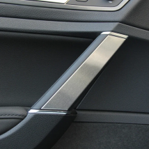 4pcs/lot Car Styling Interior Door Armrest Stainless Steel Decoration Auto Accessory Parts Case For Volkswagen GOLF 7