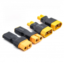 4PCS Male / Female XT60 to XT30 Plug Female Male Adapter Converter Connector for FPV Drone RC Lipo NiMH Battery Charger ESC Part