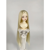 BJD wig soft silk material simulation ancient style long hair split blank factory spot quick hair
