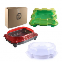 Metal Fusion Battle Carry Mobile Battle Arena Stadium Set For Gyro Fighting Battle OPP packag