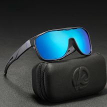 KDEAM One Piece Shape Polarized Sunglasses Men Sports Shield Glasses Oversized Reduce windage Designed Frame