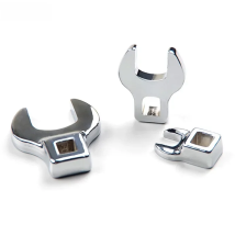 Fanyaa Square Drive 3/8 Inch Open End Interchangeable Torque Head, Individual Crowfoot Wrench 19-26mm Made In Taiwan