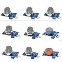 9PCS/1Lot Gas Detection Sensor Module MQ-2 MQ-3 MQ-4 MQ-5 MQ-6 MQ-7 MQ-8 MQ-9 MQ-135 Sensor Module Gas Sensor Starter Kit