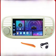 BQCC For Fiat 500 2007-2015 7'' Android Car Player Wireless Carplay Android Auto Mirrorlink GPS WIFI RDS  BT FM AUX Car Radio