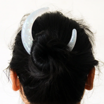 Goddness Moon Hair Forks Celestial Hair Stick Pagan Hair Jewelry for Gift