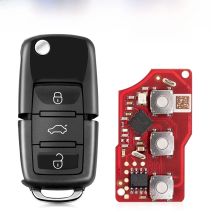 Xhorse XKB520EN 2nd Generation Wire Remote Key B5 Type Supports Wireless Programming 5pcs/lot