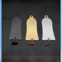 3pcs 2 Holes Bell Shape Metal Electric Guitar Truss Rod Cover for Electric Guitar Black Gold Chrome Guitarra Accessories