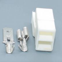 shhworldsea 1set 2Pin for VW male female wiring connector with terminals 171 971 934 171971934