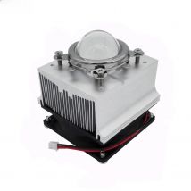 Led Cooling System LED Aluminium Heat Sink Cooling Fan + 60/120degree 44mm Lens + Reflector Bracket For 20-100W High Power LED
